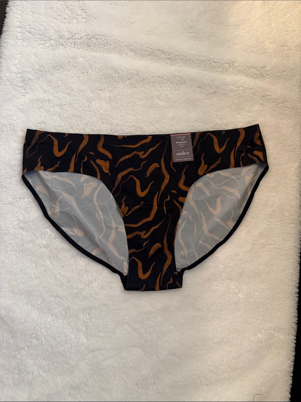 NWT Auden No-Show Bikini Panty Size L